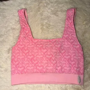 Free People Movement‎ Size XS/S Heart Throb Bra Powder Pink thumbnail 1