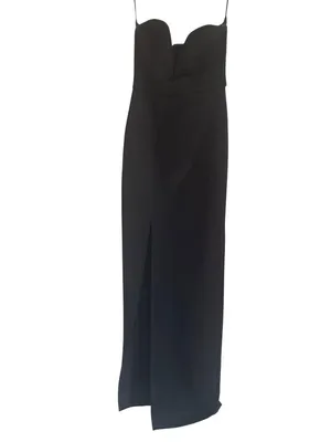 Superdown Gianna Sweetheart Slit Gown in Black XSmall New Womens Maxi Long Dress thumbnail 4