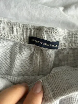 light grey brandy waffle knit shorts thumbnail 3