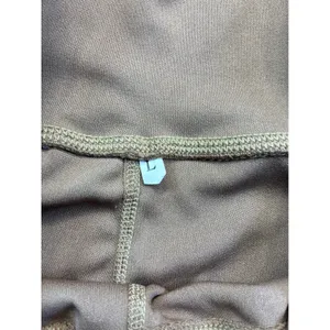 Womens Tan High Waisted Athletic Leggings‎ with Side Pockets Size Large Camel thumbnail 7