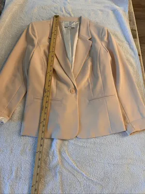 NWT Kensie Long Sleeve Blazer Light Pink Size M thumbnail 13