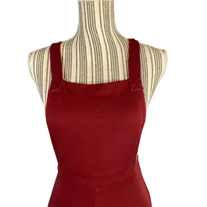 ASOS Maroon Sleeveless Crisscross Opened Back Mini Dress Women Sz 4 thumbnail 3
