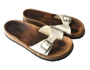 Birkenstock Madrid Single-Strap Sandals Relax White 38 Women's 7 thumbnail 1