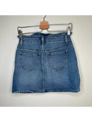 PacSun Womens Denim Cotton Mini Skirt Size 25 Blue thumbnail 2