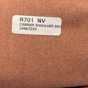 Vintage Dooney & Bourke Leather Carrier Navy Blue Crossbody Purse Turn Key Lock thumbnail 8