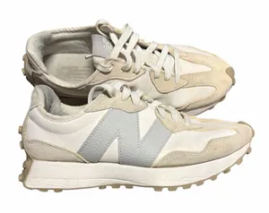 New Balance Women’s 327 Beige Tan Gray Size‎ 8.5 thumbnail 1