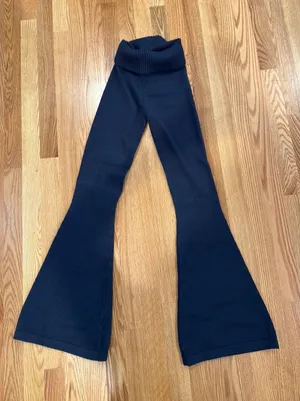 Edikted Fold Over Pants Knit Low-Rise thumbnail 1