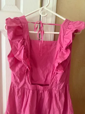 Deluc mini pink dress Size M thumbnail 4