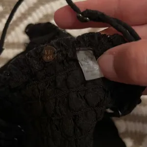 Free people one black lace top‎ mini swing dress xs thumbnail 8