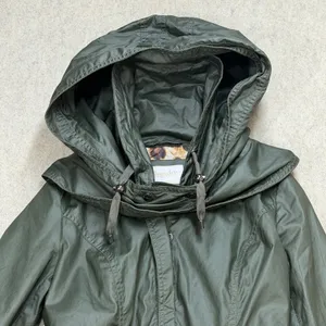 Laundry by Shelli Segal Jacket Women XS Green Utility Mob Wife Collegiate Safari thumbnail 6
