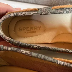 Sperry Top Sider Women’s Barrelfish Animal Print Boat Shoes Size 8 Deck‎ Yacht thumbnail 6