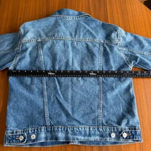 Old Navy Denim Jacket M Relaxed Classic Medium Wash Trucker Fall Layering Preppy thumbnail 14