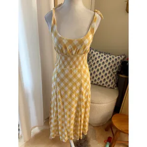 the Reformation Darby Dress Yellow Midi Size Medium thumbnail 2