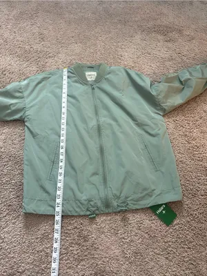Halara Sage Zipper Fly Relaxed Casual Bomber Jacket with Pockets Size S thumbnail 7