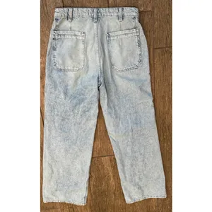 NEW Free People We the Free Palmer Cuffed Baggy Jeans Size 27 thumbnail 7