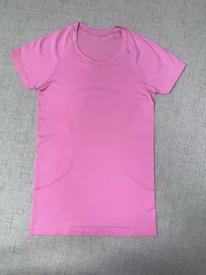Lululemon Swiftly Tech Short Sleeve Shirt 2.0 Pink Blossom Size 6 thumbnail 3