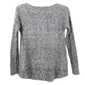 American Eagle Gray Knit Sweater Sz M thumbnail 3