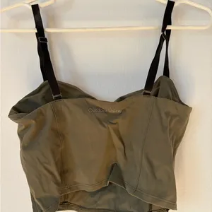 Outdoor Voices Olive Top with Black Accents thumbnail 1