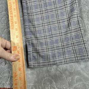 Anthropologie Plaid Trousers Pants Plaid Boot Cut Womens Medium Preppy Career thumbnail 9