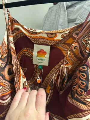 Farm Rio Leopard Paisley Maxi Slip Dress thumbnail 4