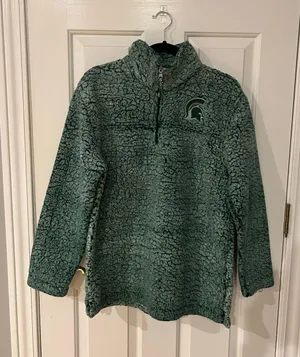 Michigan State Sherpa Green Size M thumbnail 1