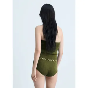 Mango RIBBED-KNIT BRIEF SHORTS thumbnail 4