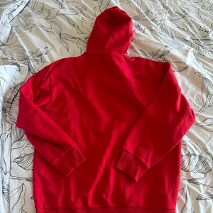 Red Ferrari hoodie with yellow shield logo featuring black horse and 'SF' text #racing #automotive thumbnail 4