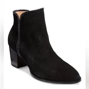Jack Rogers Black Suede Ankle Boots thumbnail 1