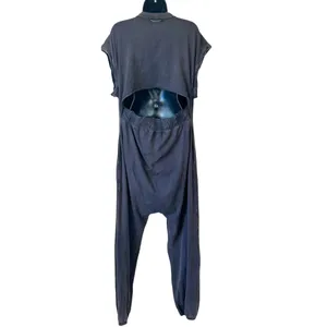 Free People FP Movement Hot Shot V-Neck Onesie Washed Black thumbnail 10