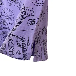 Two Star Dog Womens Purple Patchwork Fair‎ Trade Tunic Tank Top Shirt Size XS thumbnail 4