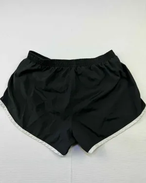 Nike Women's Dri-Fit Tempo Lined Running Shorts Black/White Size Medium thumbnail 2