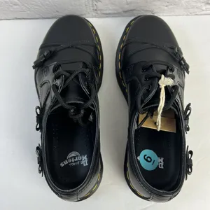 Dr.‎ Martens 1461 Bow Oxford Women's Black Smooth Leather Lace Up Shoes Size 6 thumbnail 7