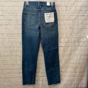 Good American NWT Good Classic Skinny-ish Fit Jeans Size 2 / 26 Medium Wash thumbnail 6