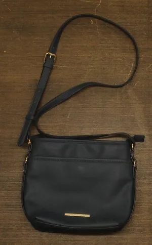 Rosetti Faux Leather Adjustable Crossbody Shoulder Purse Dark Blue One Size thumbnail 1