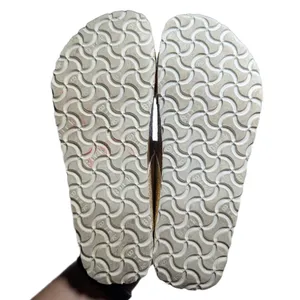 Birkenstock Birki's Gold Glitter Double Strap Cork Footbed Slide Sandals 36 5 N thumbnail 5