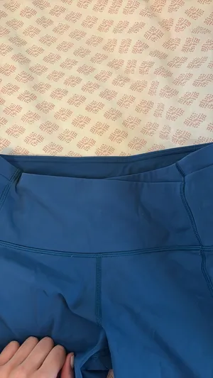 Navy Lululemon Capri Leggings thumbnail 3