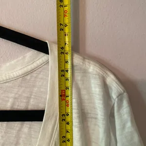 SPANX White V-neck T-Shirt 100% Pima Cotton Minimalist Basic Tee Women's size 3X thumbnail 7