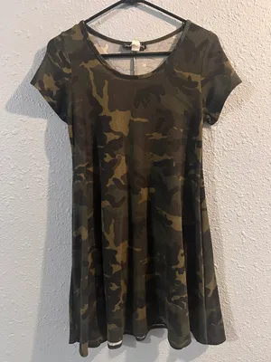French Atmosphere Camo Dress thumbnail 1