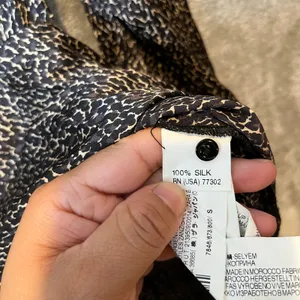 Zara Women's Animal Leopard Print‎ Shift Dress Size Small 100% Silk thumbnail 6