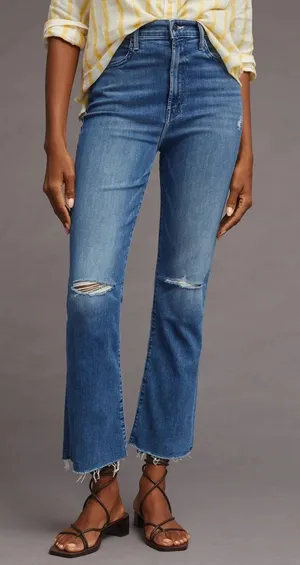 Mother The Hustler Ankle Fray in Can't Stop Staring Size 25 thumbnail 1