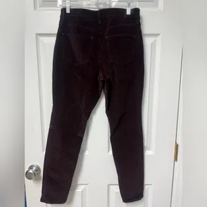 Universal Threads Rich Burgundy Corduroy Pants size 4 thumbnail 2