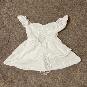 Ruffle Mini Skirt Corset Dress Mini Dress Off Shoulders Dress Slim Dress Summer thumbnail 11