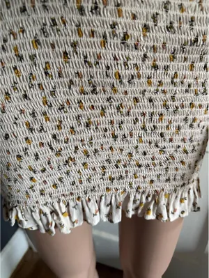 Free People Intimately “Bella” Smocked Mini Dress with Tie Straps thumbnail 9