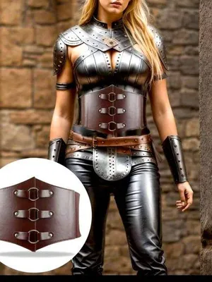 Brown O Ring Corset Belt New thumbnail 1