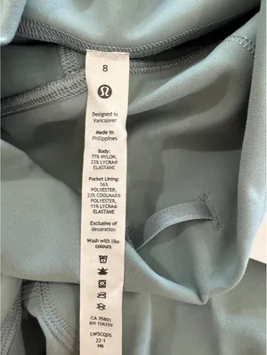 Lululemon Wunder Train High Rise 25” Misty Glade Size 8 NWT thumbnail 6