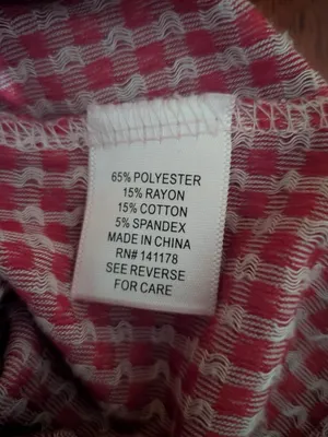 Kirious Red Gingham Lace Button Cami Top Size L Size L thumbnail 6
