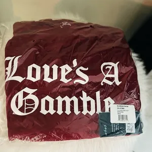 WILDFOX Love's a Gamble‎ Shorty Pajamas Set, 2 Piece, Red Hearts, XL, NWT thumbnail 8