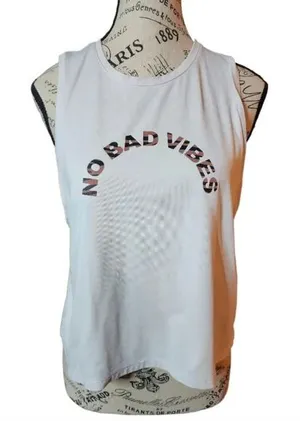 Victoria Secret White Tank Size Small - Very Soft thumbnail 1