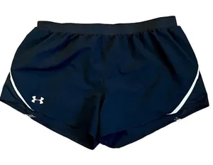 Under Armour Women’s Athletic Active Black Loose Shorts XL thumbnail 1