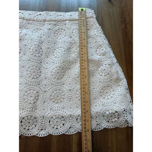 Commense Lace Floral Circle Hem Skirt White Size Medium thumbnail 7